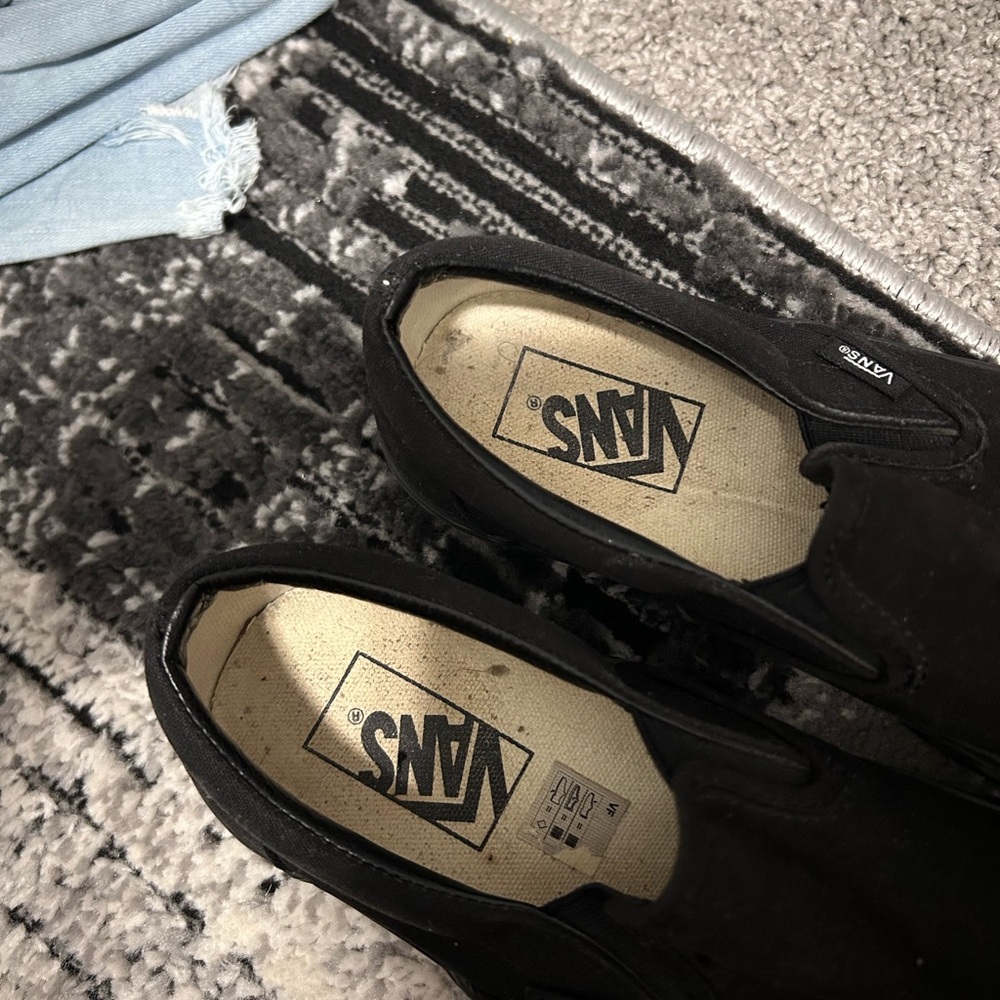 Vans Classic Black Slip-Ons - Picture 3 of 4